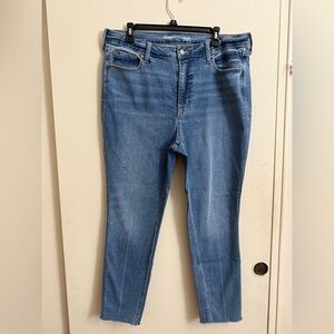 Old Navy Extra High Rise Rockstar Super Skinny Secret Smooth Pocket Size 16